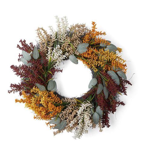 Fall Wreaths Eucalyptus, Purple Eucalyptus Wreath, Fall Purple, Burgandy Spring Wreath, Purple And Orange Decomesh Wreath, Harvest Wreath Kirkland’s Home, Eucalyptus Wreath, Joanns Fabric And Crafts, Fall Wreaths