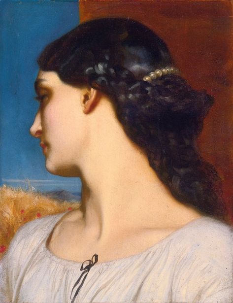 La Nanna (Sunny Hours) by Lord Frederick Leighton (ARC) Lord Leighton, Frederick Leighton, Frederic Leighton, John Everett Millais, Irish Art, Pre Raphaelite, Classical Art, Wassily Kandinsky, Old Master