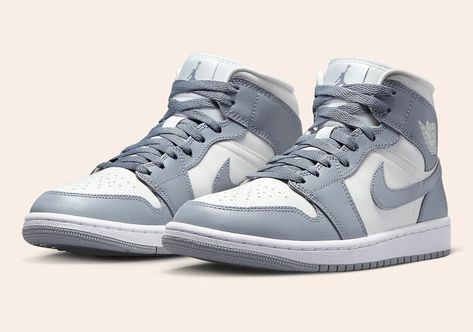 Air Jordan 1 Mid  STEALTH GREY BQ6472-115 Size 9.5W Air Jordan 1 Mid Stealth, Jordan 1 Mid Stealth, Tenis Nike Jordan, Jordan 4 Nike, Air Jordan 1 Mid Grey, Jordan 1 Mid Grey, Nike Jordan 4, Logo Wings, 70s Converse