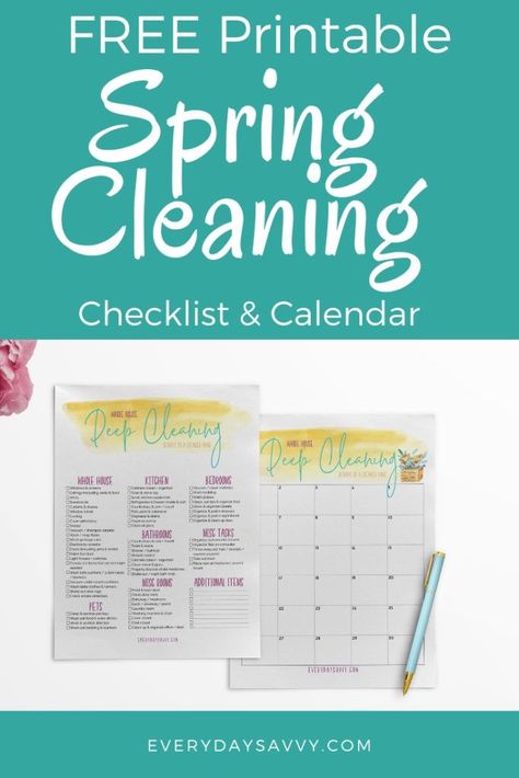 Cleaning House Checklist, Deep Cleaning House Checklist, Spring Cleaning Kitchen, Spring Cleaning Checklist Printable, Spring Cleaning List, House Checklist, Deep Cleaning House, House Maintenance, Professional House Cleaning