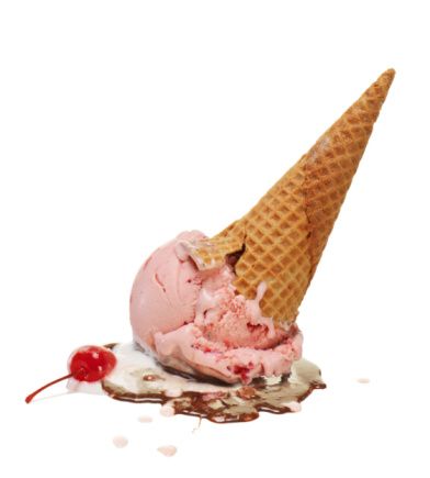 Dropped Ice Cream, Jjba Diamond Is Unbreakable, Strawberry Ice Cream Cone, Okuyasu Nijimura, Melted Ice Cream, Sharon White, Ice Cream Images, Food Collage, Ice Cream Inspiration