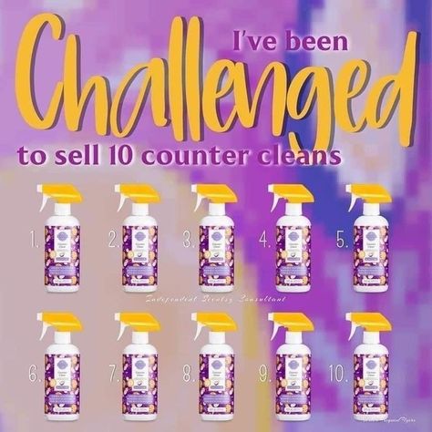 I've been challenged to sell 1️⃣0️⃣ Counter Cleans in the next 7 days...let me know if I can put you on my order list for one or two 😉😉 Ive Been Challenged To Sell Scentsy, Scentsy Challenge Ideas, Scentsy Challenge Ideas 2023, Scentsy Challenge, Scentsy Ideas Printables, Scentsy Organization, Scentsy Counter Clean, Scentsy 2024, Spring Theme Party