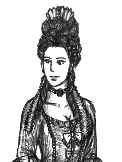 Trying to draw a Fontange hairstyle (17th century) Baroque Hairstyle Women, 1700 Hairstyles Woman, 1700 Hairstyles, 17th Century Hairstyles, 1700s Hairstyles, Baroque Dresses, Historical Fanart, 1800s Hairstyles, 1700s Hair