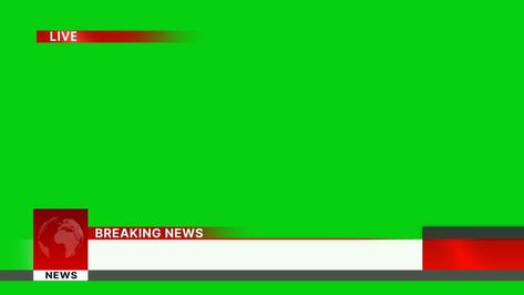 Breaking news lower third green screen News Headline Template, Green Screen Png, Headline Template, Template Green Screen, Breaking News Video, Template Green, Lower Third, Lower Thirds, Search Video