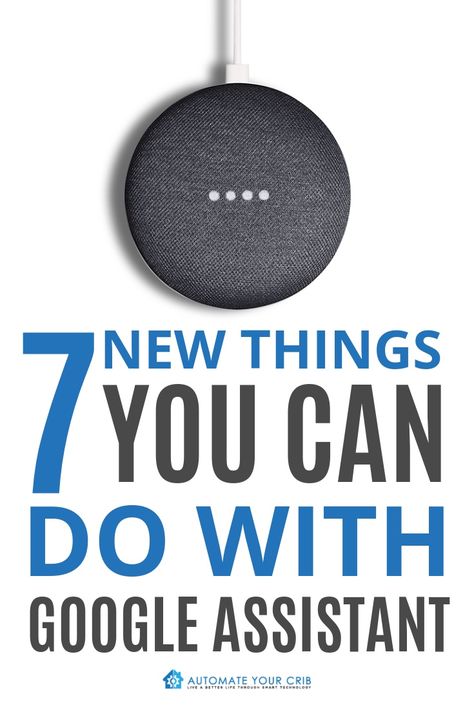 In today’s post, I figured you might want to know about 7 new things you can do with Google Assistant that was announced at CES (Consumer Technology Association). No, this is not the same old Google Assistant commands that you normally hear about but new features that will make Google Assistant even smarter this year. #automateyourcrib #googlehome #googleassistant #smartspeaker Google Mini, Tech Gadgets Technology, Fun Trivia Questions, Old Google, Media Consoles, Dinner Ware, Gadgets Technology, Google Voice, New Technology Gadgets