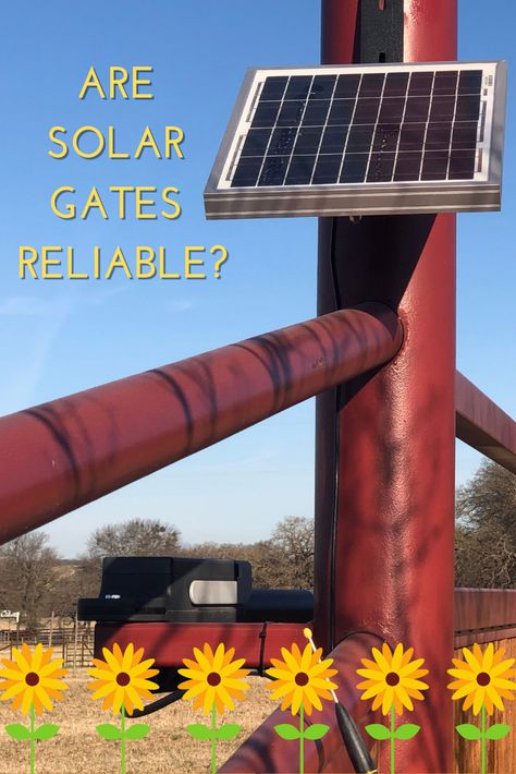 #aberdeengate Have you wondered if solar-powered gates are just as good as AC-powered ones when you've had gate issues on rainy days. We address review the basics of powering gate operators and list the pros/cons of both systems. Click on this article to read about it. #solargates #drivewaygates Electric Driveway Gate Ideas, Solar Powered Driveway Gate, Driveway Gate Electric, Electric Gates Entrance Metal, Solar Ac, Electric Driveway Gates, Solar Roof Tiles, Solar Energy Panels, Solar Roof