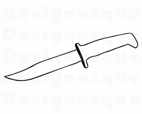 Knife Outline, Knife Clipart, Screaming Drawing, Unicorn Tattoo Designs, Military Knife, Unicorn Tattoo, Sewing Clipart, Knife Drawing, Royal Diamond