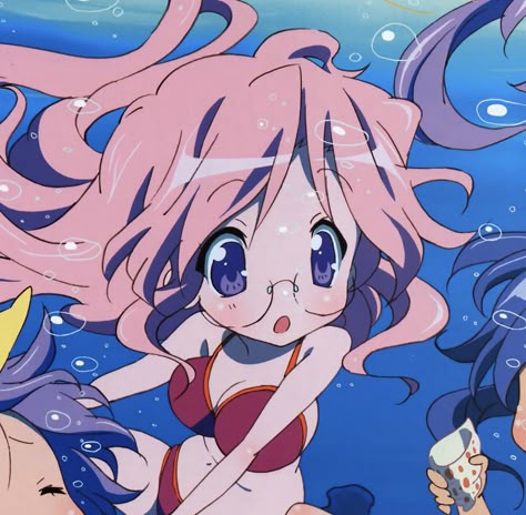 Star Icon, Lucky Star, Water, Hair, Anime