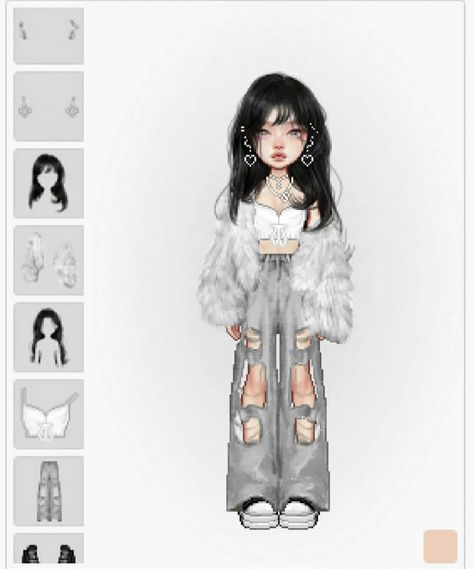 Everskies Outfits With Names, Antonio Garcia, Posting On Social Media, Walpapers Cute, Bratz Doll Outfits, Character Face, Everskies Outfits, Bratz Inspired Outfits, Cyberpunk Anime