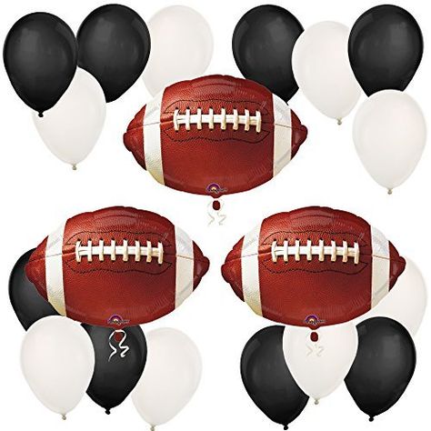 End Zone  Football Baby Shower or Birthday Party Balloon Kit -- More info could be found at the image url.Note:It is affiliate link to Amazon. Football Themed Baby Shower Ideas, Football Birthday Party Food, First Down Football Birthday Party, Boy Shower Themes, Football Balloons, Football Baby Shower, Football Theme Party, Football Birthday Party, Balloon Kits