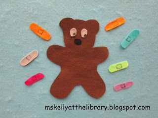 Boo Boo Bear, Toddler Storytime, Bear Template, Pete The Cats, Flannel Board Stories, Classroom Songs, Flannel Friday, Flannel Boards, Felt Board Stories