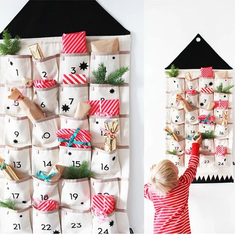 Christmas Advent Calendar for Kids Christmas Decorations | Etsy Candy Organization Bedroom, Xmas Countdown, Fabric Advent Calendar, Hanging Calendar, Advent Calendars For Kids, Christmas Countdown Calendar, Christmas Decorations For Kids, Advent Calenders, Christmas Calendar