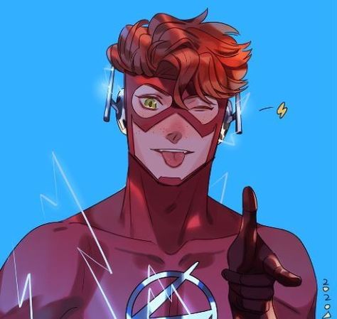 Wally West Fanart, Wally West, Kid Flash, Barry Allen, Flash, Google Search, Tumblr, Red