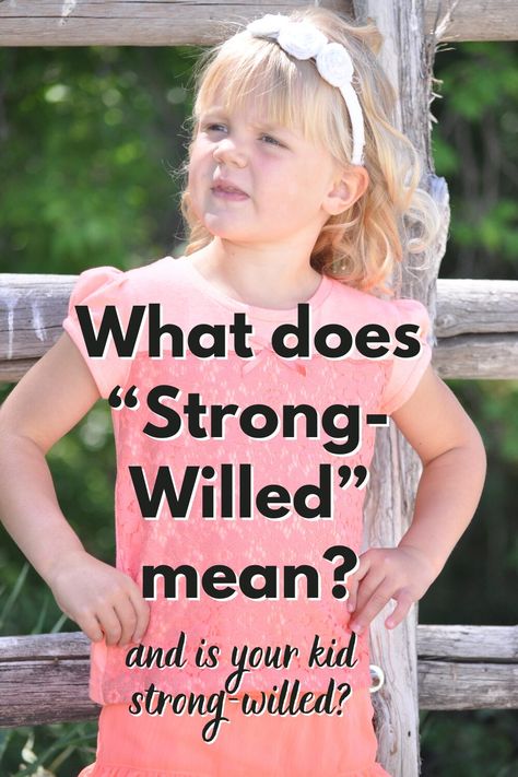 Understand the qualities of a strong-willed child and know the difference between simply being a disobedient child and being a strong-willed child. Get a pep talk for raising a strong-willed kiddo! Strong Willed Children, Independent Toddler, Strong Willed Child, Parenting Knowledge, Parenting Tools, Pep Talk, Temper Tantrums, Parenting Ideas, Mean To Be