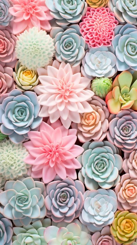 Mobile Phone Wallpaper, Floral Wallpaper Phone, Spring Wallpaper, Wallpaper Black, Phone Wallpaper Images, Flower Phone Wallpaper, Succulent Plants, Iphone Background Wallpaper, Pretty Wallpapers Backgrounds