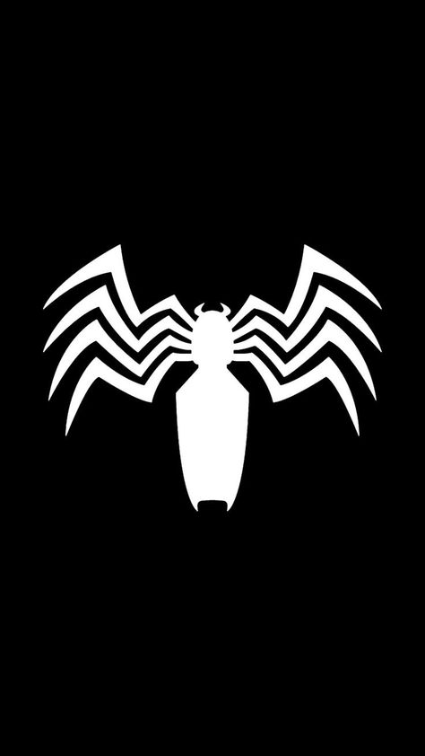 Symbiote Spiderman Symbol, Black Symbiote Spiderman Wallpaper, Symbiote Spiderman Wallpapers, Venom Logo, Spider Logo, Spiderman Tattoo, Spider Venom, Marvel Wallpaper Hd, Symbiote Spiderman