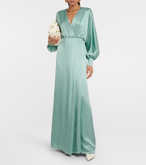 Max Mara Bridal, Fluid Design, Satin Gown, Silk Material, Max Mara, Bridal Collection, Silk Satin, Gowns Dresses, Dress Skirt