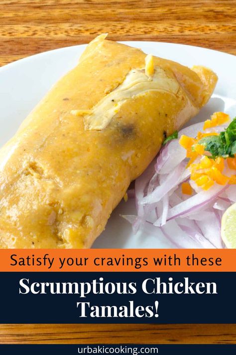 Satisfy your cravings with these scrumptious Chicken Tamales! – Urbaki Cooking Chicken With Red Sauce, Chicken Tamales Recipe, Easy Tamales Recipe, Easy Tamales, Tamales Recipe, Chicken Tamales, Corn Husks, Traditional Mexican Dishes, Tamale Recipe