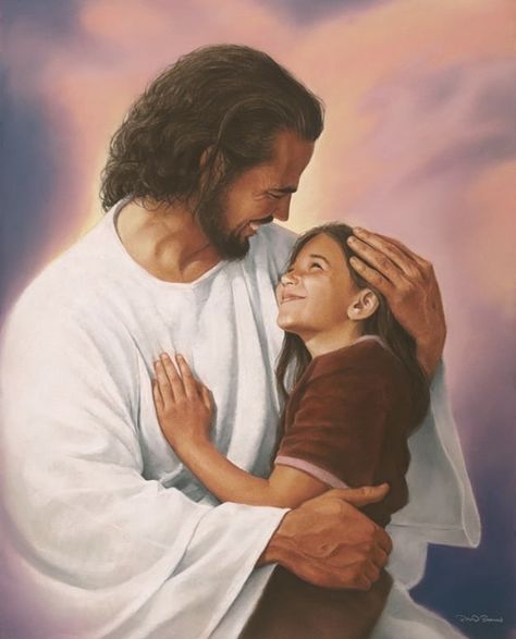 Love Children Quotes, In His Arms, Pictures Of Christ, Prayers For Children, Pictures Of Jesus Christ, Ayat Alkitab, Jesus Painting, Jesus Christ Images, Jesus Lives