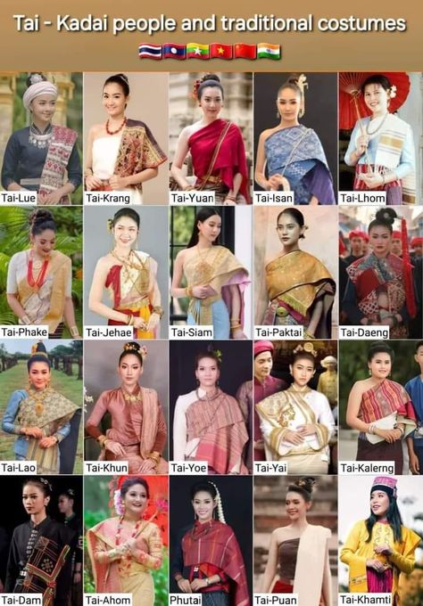 Laos Traditional Dress, Wedding Archway, Northeast India, Thai Traditional Dress, Culture Shock, Traditional Dress, Fashion History, Southeast Asia, Traditional Dresses