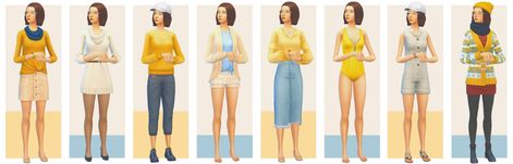 Vanilla Outfits, Sims Outfits, Sims Inspiration, Julie And The Phantoms, Game Style, Outfits Female, Sims 4 Cc Folder, Save File, Sims 4 Characters