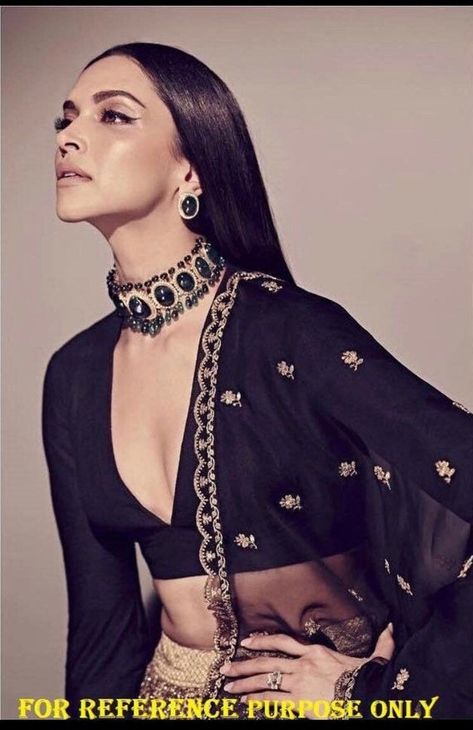 Mumbai Wedding, Bridal Jewellery Inspiration, Black Lehenga, Full Sleeve Blouse, Deepika Padukone Style, Indian Blouse, Bollywood Jewelry, Desi Wedding, Blouse Neck Designs