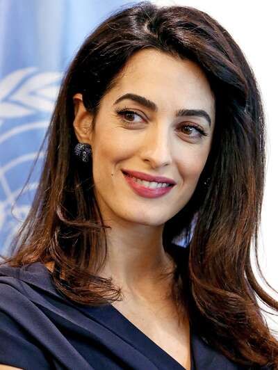 Amal Clooney Workwear Outfits, Wardrobe Makeover, Sheer Clothing, Royal Wedding Dress, Amal Clooney, George Clooney, Tall Women, Night Looks, Office Fashion