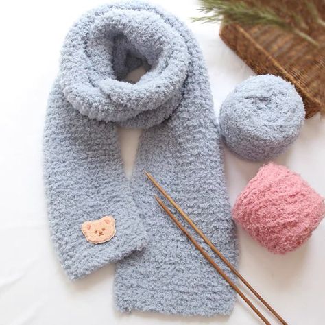 Fluffy Scarf, Sewing Needles, Crochet Cardigan Pattern, Cardigan Pattern, Soft Towels, Cotton Wool, Crochet Scarves, Wool Scarf, Crochet Cardigan