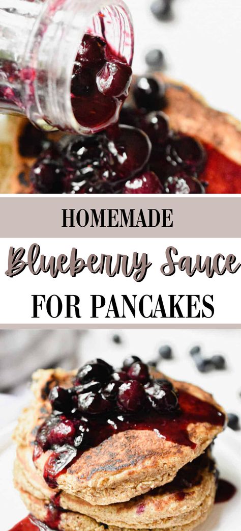 This delectable Homemade Blueberry Sauce for Pancakes is a perfect complement to any sweet breakfast! Bursting with the natural sweetness of fresh blueberries, this luscious sauce is a delightful way to elevate your breakfast or brunch experience. Blueberry Topping For Pancakes, Pancake Sauce Recipe, Blueberry Hot Sauce Recipe, Blueberry Syrup For Pancakes, Blueberry Sauce For Pancakes, Blueberry Pancake Syrup, Sauce For Pancakes, Pancakes With Blueberry Sauce, Homemade Blueberry Pancakes