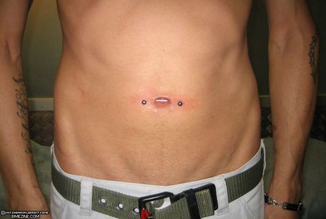 sideways for men!! Mens Navel Piercing, Navel Piercing Men, Men's Piercings, Stunning Tattoos, Bellybutton Piercings, Mod Jewelry, Cool Piercings, Types Of Piercings, Makeup Tattoos