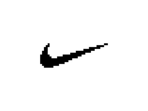 Pixel Art Logo, Pixlr Art, Pixel Art Animals, King Von Rapper Aesthetic, Pixel Logo, Nike Logo Wallpapers, Soft Kidcore, Nike Art, Vintage Music Posters