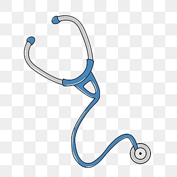 Medical Equipment Logo, Stethoscope Art, Stethoscope Clipart, Blue Stethoscope, Medical Clip Art, Health Illustration, Heart Medical, Blue Clipart, Cartoon Mom