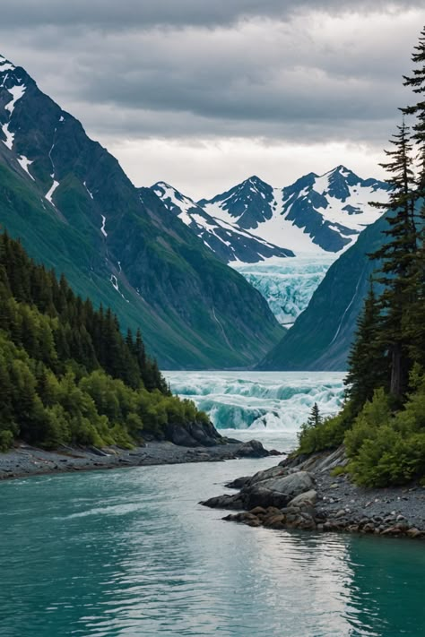 Unveiling the Alaskan Adventure in Seward 🏔️🌊 Tracy Arm Fjord Alaska, Prince William Sound Alaska, Alaska Vision Board, Alaska Travel Photography, Alaska Travel Aesthetic, Alaska Astethic, Alaska Summer Aesthetic, Alaska Aesthetic Summer, Anchorage Alaska Winter