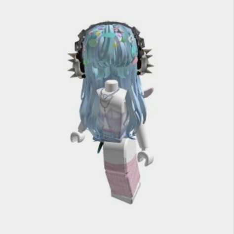 Blue Hair Roblox Avatar, Blue Roblox Avatar, Gacha Intro, Roblox Oc, Rblx Avatar, Roblox Ava, Skin Roblox, Blue Avatar, Bawah Air