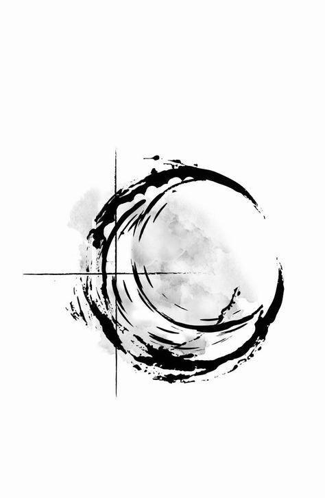 Yin Yang Moon Tattoo, Arm Simple Tattoo Men, Moon Sketch Tattoo, Dark Moon Tattoo Design, Chaos Tattoo Symbol, Moon Tattoo For Men, Dark Abstract Tattoo, Abstract Moon Tattoo, Crescent Moon Tattoo Ideas