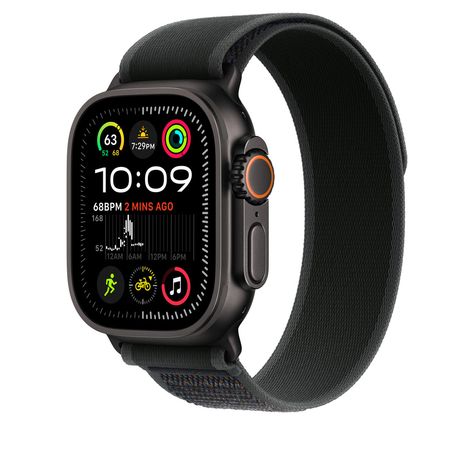 The ultrathin, lightweight Trail Loop is made from a nylon weave creating a soft band with increased elasticity for a comfortable fit. The band is infinitely adjustable with a convenient pull tab for quick adjustments on the go. Compass App, Adventure Watches, Alpine Loop, Digital Crown, Apple Watch Ultra, Watch Ultra, Buy Apple, Cycling Workout, Workout Apps