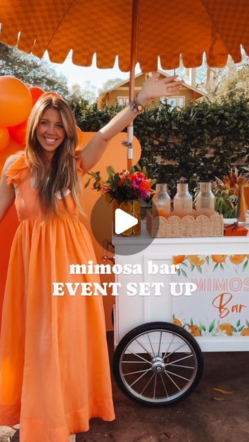 Mimosa Cart Ideas, Mimosa Set Up, Mimosa Cart Bar, Mimosa Display, Mimosa Party Ideas, Mimosa Bar Set Up, Mimosa Cart, Mimosas Bar, Brunch Beverages