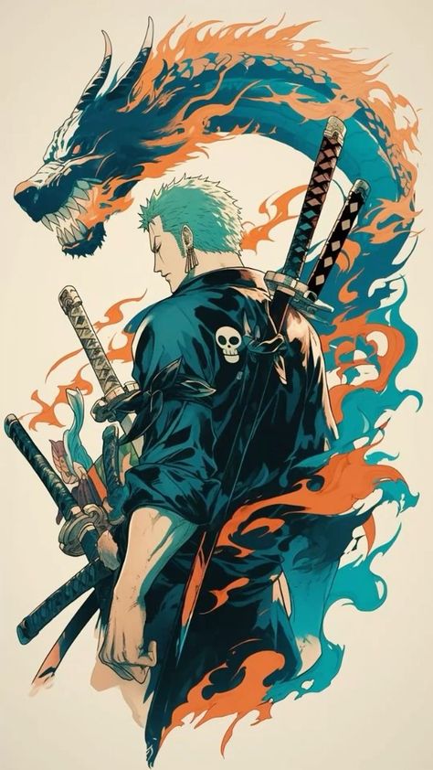 One Piece Fanart Zoro, Zoro One Piece Pfp, Roronoa Zoro Wallpapers, Zoro One Piece Wallpapers, Zoro Art, Zoro Tattoo, Zoro One Piece Anime, Zoro Fanart, Zoro Pfp