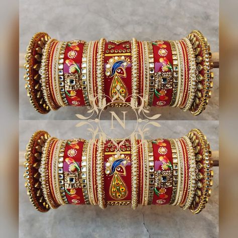 Eid Bangles, Wedding Chura, Bridal Chura, Kundan Bangles, Wedding Women, Heavy Work, The Bangles, Indian Jewellery Design Earrings, Bracelets Design