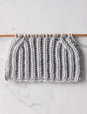 Brioche Stitch: Basic Decreases | Purl Soho Knitting Tutorial Video, Brioche Pattern, Brioche Knitting Patterns, Knitting Videos Tutorials, Knitting Hacks, Brioche Knitting, Knitting Help, Brioche Stitch, Knitting Basics