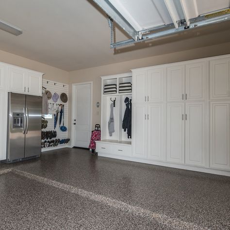 Garage - Sea Captain's House - Traditional - Garage - Boston - by Torrey Architecture, Inc. | Houzz Custom Garage Cabinets Built Ins, Garage She Shed Ideas, Big Garage Ideas, Fridge In Garage, Garage Built Ins, Enclosed Garage Ideas, Finished Garage Ideas, Updated Garage, Laundry In Garage