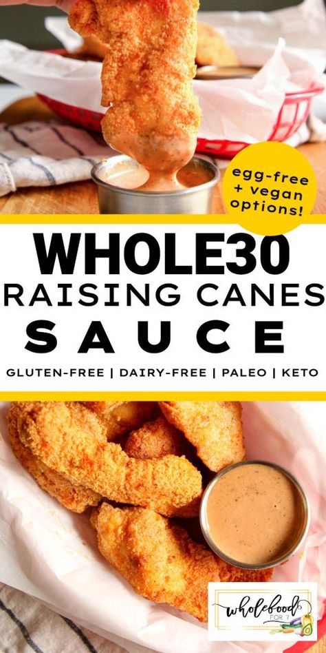 Whole30 Raising Canes Sauce - WholeFoodFor7 Canes Sauce, Paleo Sauces, Raising Canes, Mustard Recipe, Whole 30 Diet, Food Meals, Primal Kitchen, Whole30 Recipes, Easy Paleo