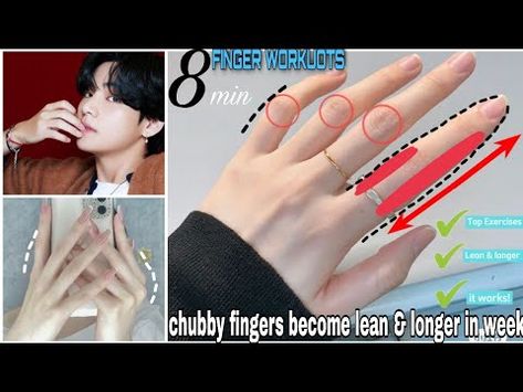 How To Get Taller Fingers, Exercise For Fingers, How To Get Lean Fingers, How To Long Fingers, How To Get Longer Fingers, How To Make Your Fingers Longer, How To Get Long Hands, How To Become Tall In A Week, Longer Fingers Exercise