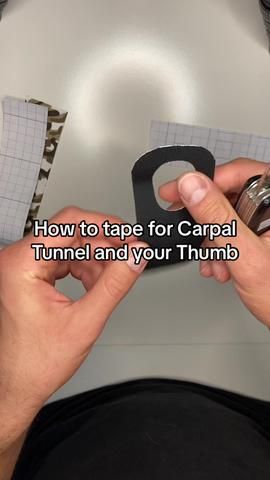 How to tape for Carpal Tunnel Syndrome + thumb tape. 👍 Follow to carc... | TikTok Taping For Carpal Tunnel, Carpal Tunnel Taping, Kt Tape For Carpal Tunnel, Kt Tape Carpal Tunnel, Carpal Tunnel Kt Taping, Kt Tape Thumb, Genu Valgum, Kt Tape, Sports Tape