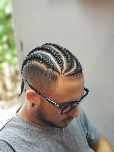 Corn Rolls Braids Hairstyles Men, Best Braid Hairstyles, Cornrow Styles For Men, Mixed Hair Care, Braids For Men, Trendy Braids, Braids With Fade, Hair Like Wool, Hair Braid Patterns