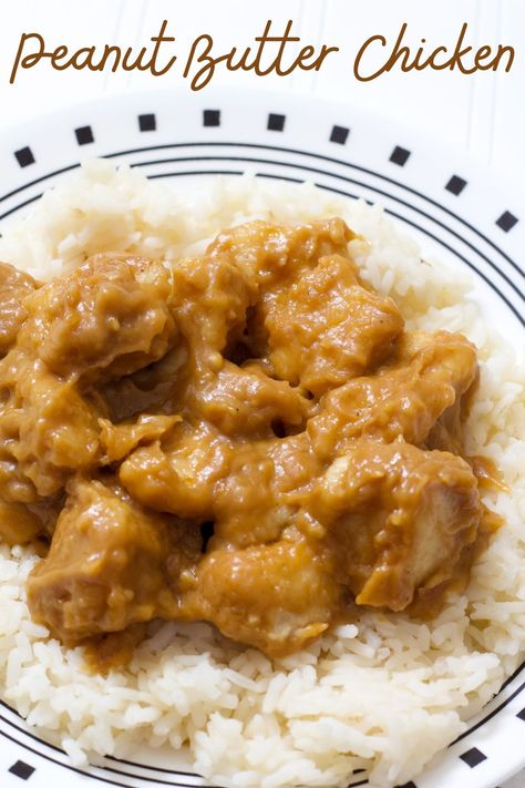 Homemade Tuna Helper, Peanut Butter Chicken Recipe, Tuna Helper, Peanut Chicken Recipe, Butter Chicken Recipe Easy, Peanut Butter Chicken, Pasta With Peas, Peanut Butter Sauce, Peanut Chicken