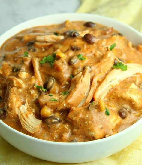 Slow Cooker Cream Cheese Chicken, Cream Cheese Chicken Chili, Comfort Meals, Diner Recept, Cheese Chicken, Cream Cheese Chicken, Carb Meals, Crock Pot Slow Cooker, Incredible Recipes