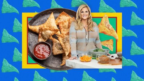 How to make Trisha Yearwood's collard-stuffed wontons on the menu at new Nashville bar Stuffed Wontons, Tricia Yearwood Recipes, Gma Recipes, Trisha Yearwood Recipes, Southern Dinner, Crescent Recipes, Friends In Low Places, Wonton Recipes, Trisha Yearwood