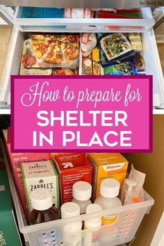 How to Prepare and Stock Up for an Illness Shut Down Milestones Picture Ideas, Shelter Architecture, Emergency Preparedness Food Storage, Emergency Preparedness Food, Shelter In Place, Emergency Prepardness, Emergency Food Storage, Emergency Food Supply, Emergency Survival Kit