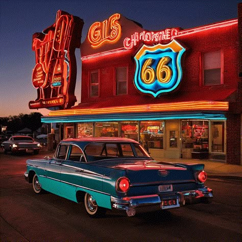 Route 66 Capital: Tulsa's Nostalgic Charm

#Oklahoma #Route66 #Tulsa 60s City Aesthetic, Route 66 Road Trip Aesthetic, Route 66 Aesthetic, American Core, Route 66 Oklahoma, Road 66, Route 66 Trip, Doc Hudson, Juice Bar Design